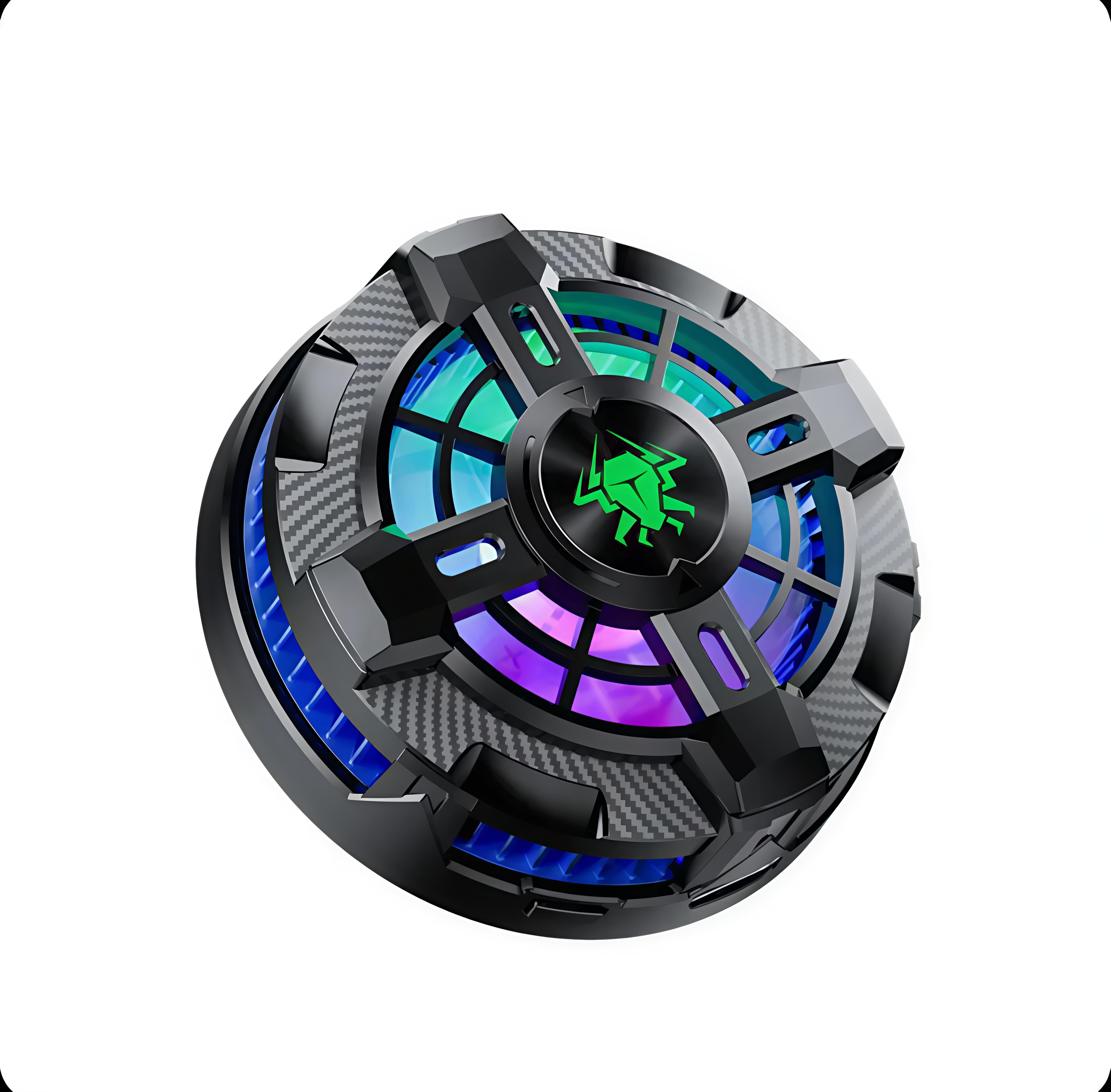 PLEXTONE EX2 Pro Mobile Phone Cooler Flat Radiator with RGB Lighting