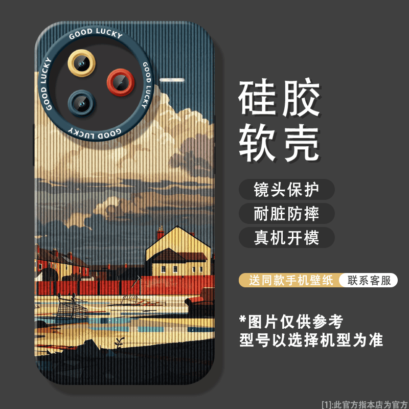 Bearded Crew Graphic – Black & Brown Cartoon Case Redmi K80, K80 Pro & K80 Ultra