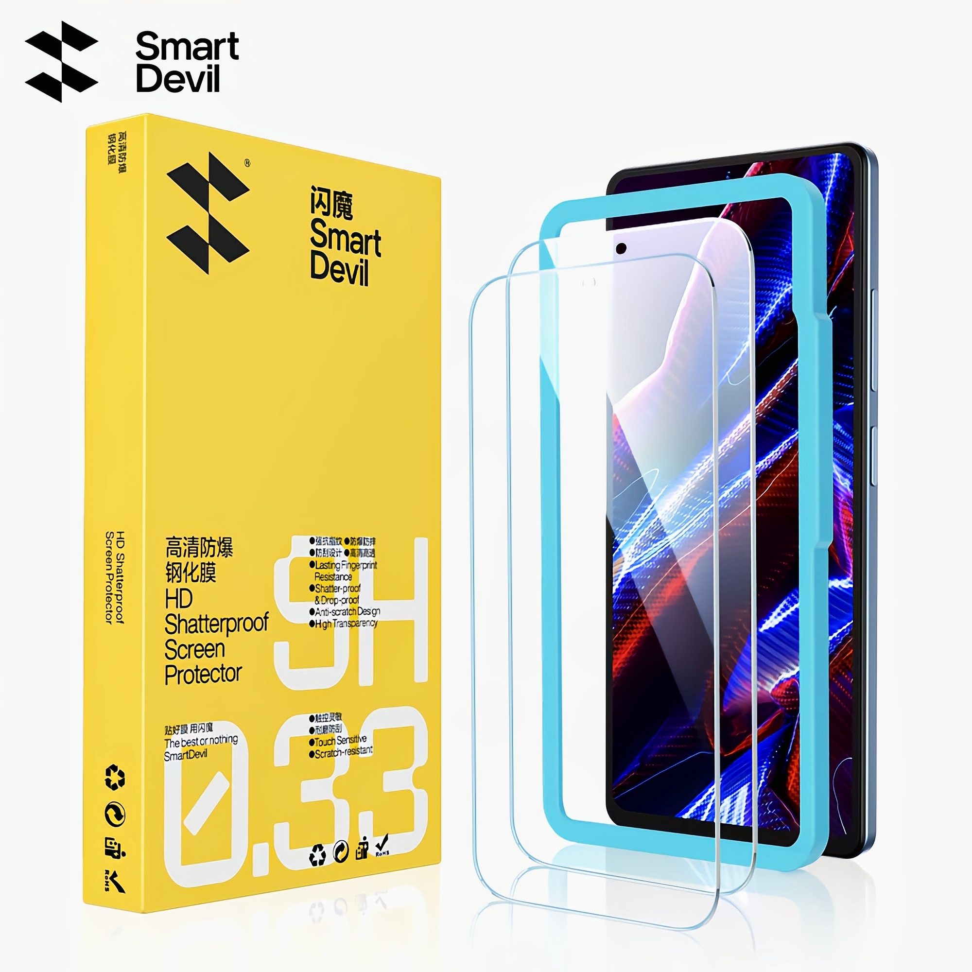 Honor 500/ 500Pro Electroplating screen protector Smart Devil