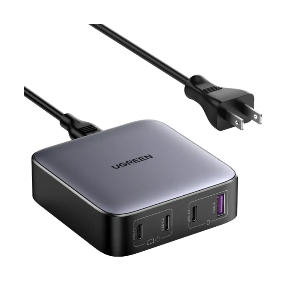 Ugreen CD328 100W GaN Charger 3x USB-C, 1x USB-A Super Fast Charging Adapter 15151