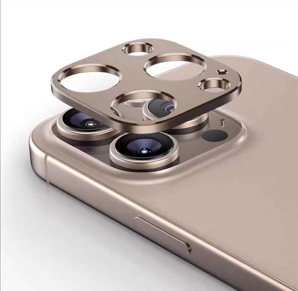 iPhone 16 Series Metal Camera Lens Protector – Premium Aluminum Alloy Cover for iPhone 16 / 16 Plus