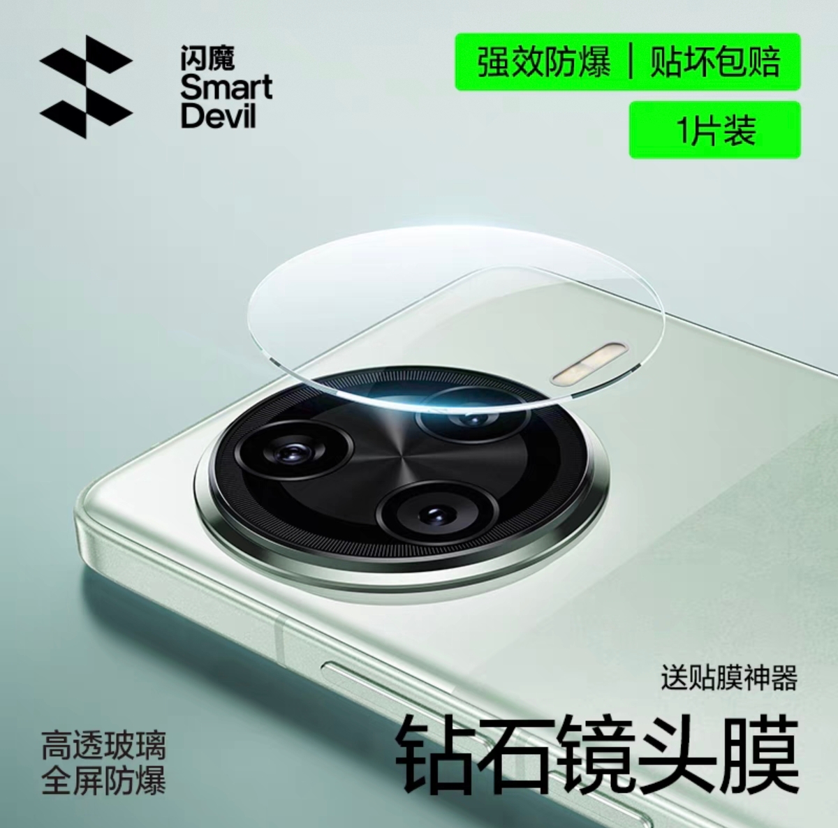 Redmi K80 / K80 Pro / Poco F7 Ultra SmartDevil Diamond Glass Camera Lens Protector – Full Coverage E