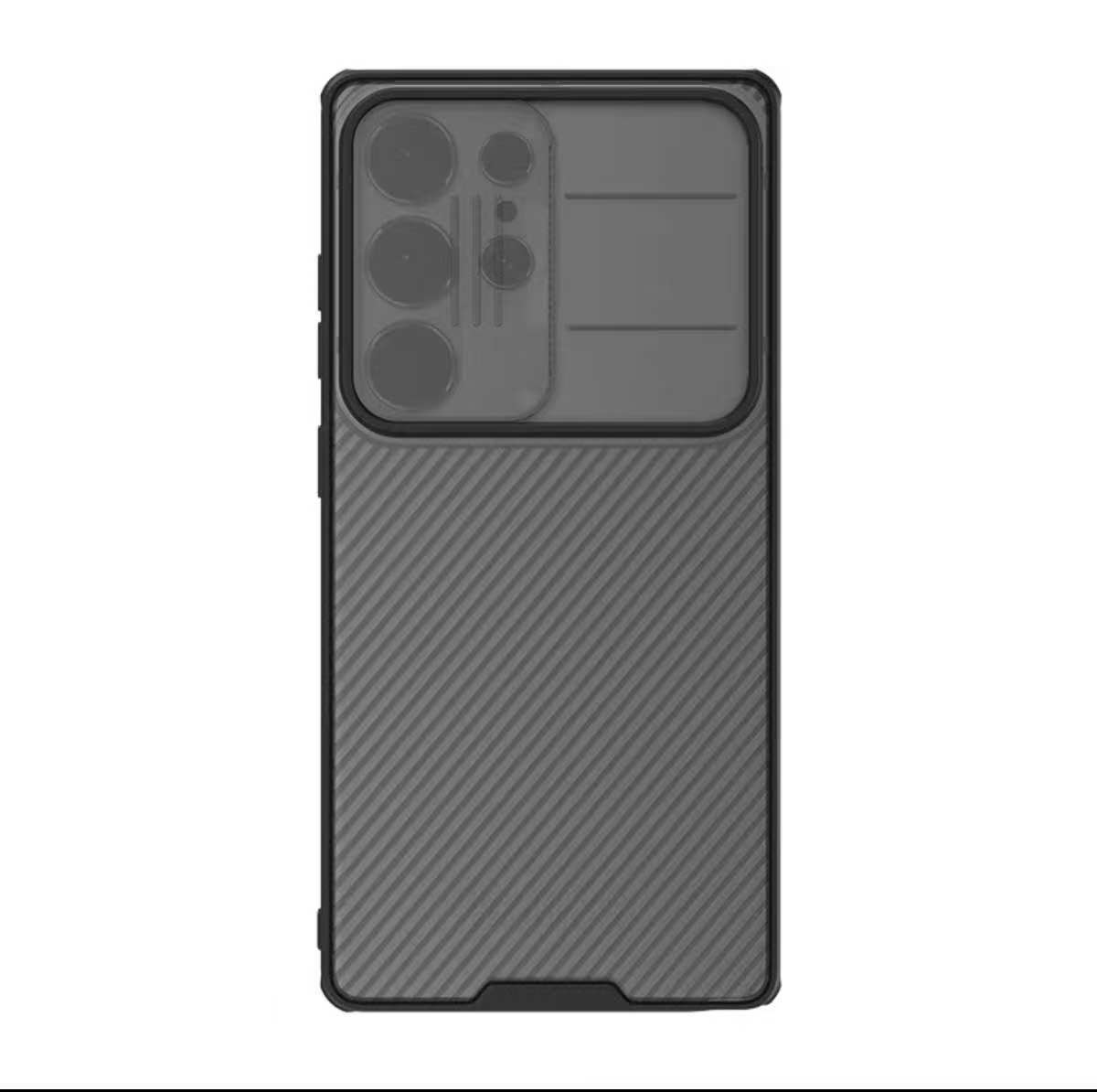 Samsung Galaxy S25 Ultra Nillkin CamShield Pro Case – Sliding Camera Cover Carbon Fiber Shockproof P
