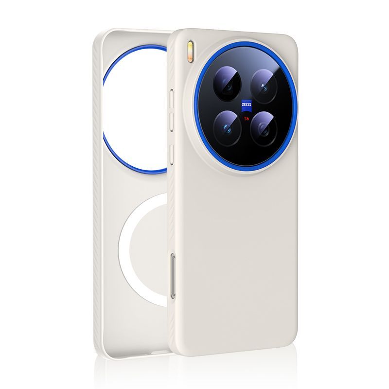 Vivo X200 Series Magnetic Soft Silicone Case with Camera Lens Protection